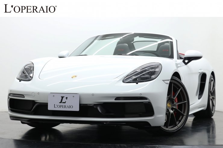 ポルシェ 718 Boxster GTS 4.0 6MT 1オーナー車 左ハンドル 新車