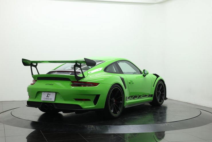 ポルシェ 911(Type991) GT3 RS PDK 正規ディーラー車 後期モデル 黒×緑