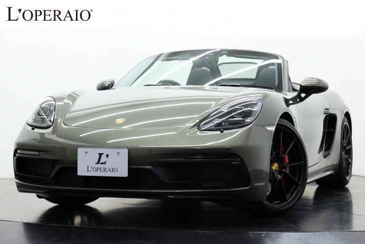 ポルシェ 718 Boxster GTS4.0 6MT 1オーナー 有償色 ブラック