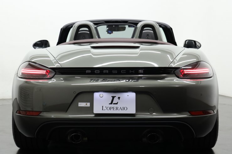 ポルシェ 718 Boxster GTS4.0 6MT 1オーナー 有償色 ブラック
