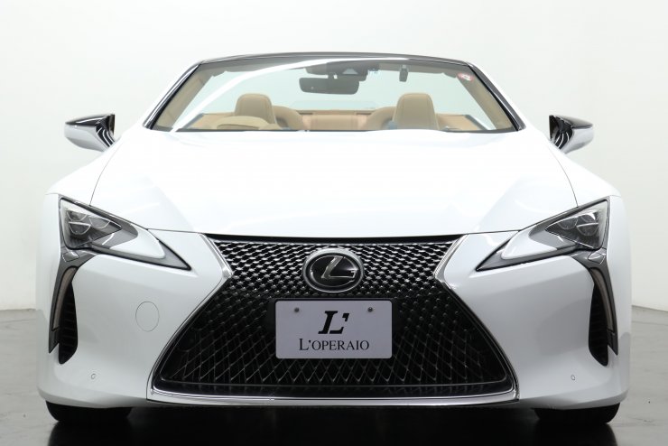 レクサス LC LC500 コンバーチブル オーカーレザー サンドベージュ幌