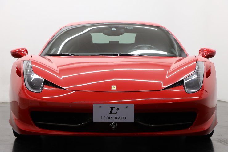 フェラーリ 458 イタリア F1 DCT 正規ディーラー車 黒革 カーボン