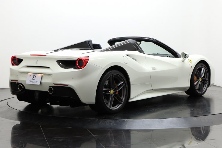 フェラーリ 488 Spyder F1 DCT 正規ディーラー ネイビーレザー 純正20