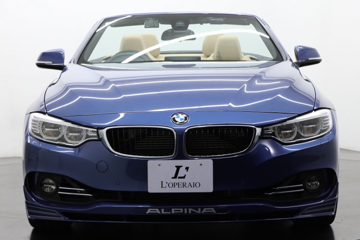 アルピナ B4 BITURBO CABRIO 右H 1オーナー OBD済み アルピナブルー
