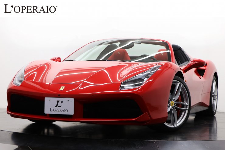 フェラーリ 488 Spyder F1 DCT 20インチ鍛造アルミ フロントリフト