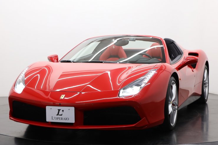 フェラーリ488純正オプションアルミ 20インチ　中古 フェラーリ 488 Spyder F1 DCT 20インチ鍛造アルミ フロントリフト