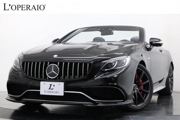 AMG Sクラス S63 Cabriolet 4MATIC ダークレッド幌 Fカーボンリップ
