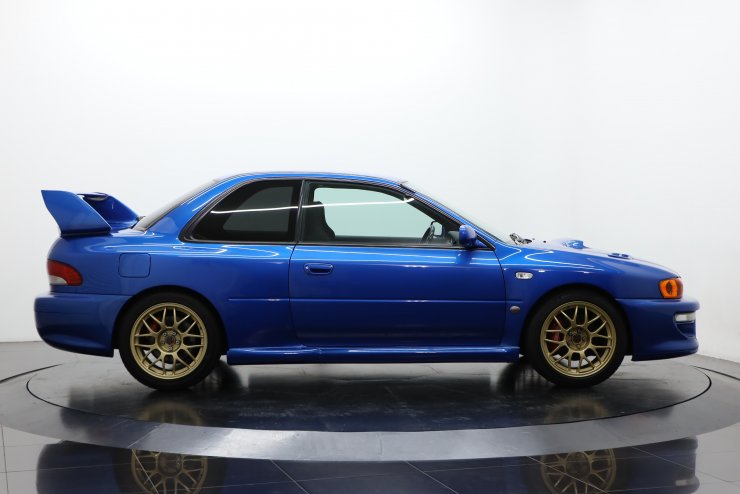 1/43　スバル　インプレッサ改　22B-STi　BBS-RS　アルミ製　深リム スバル インプレッサ 22B STiバージョン 5MT 限定400台 17インチBBS