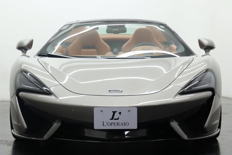 マクラーレン 570S Spider 有償カラー 左ハンドル ブラウンレザー