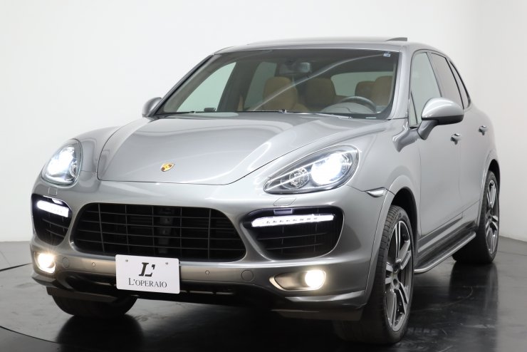 【京都発！】ポルシェカイエン957 ポルシェ カイエン(Type958) Turbo Tip-S 左ハンドル エスプレッソ