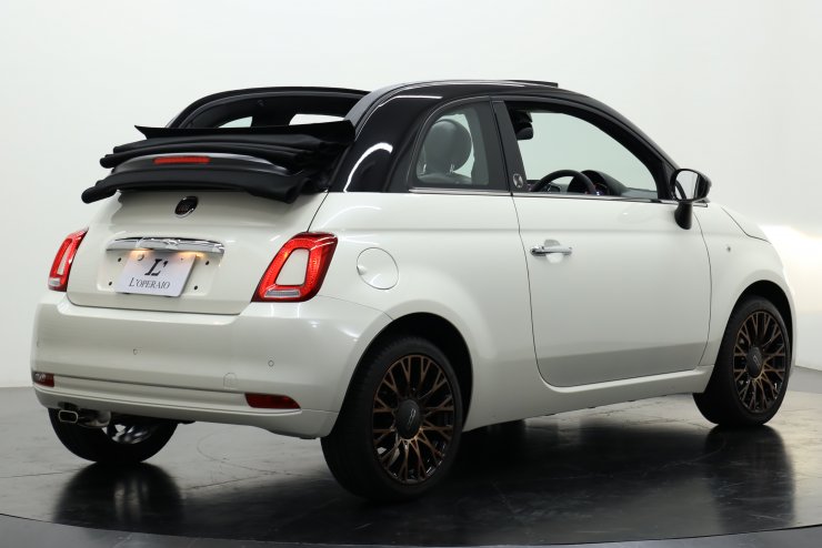 フィアット 500C 120th Tuxedo 1オーナー 限定100台 専用16インチ