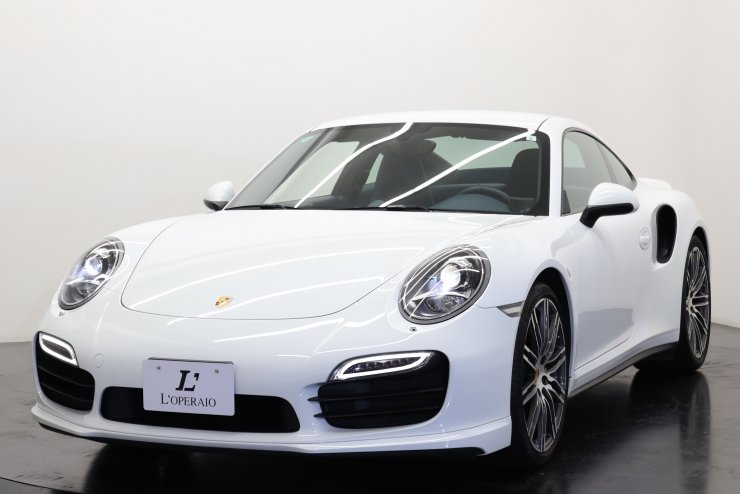 ポルシェ 911(Type991) Turbo PDK 左ハンドル ネイビーレザー スポーツ