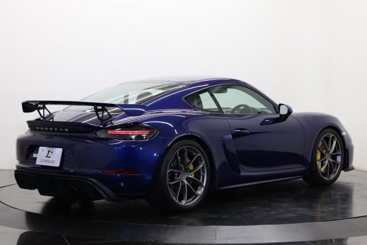 ポルシェ 718 ケイマン GT4 6MT ゲンチアンブルーメタリック