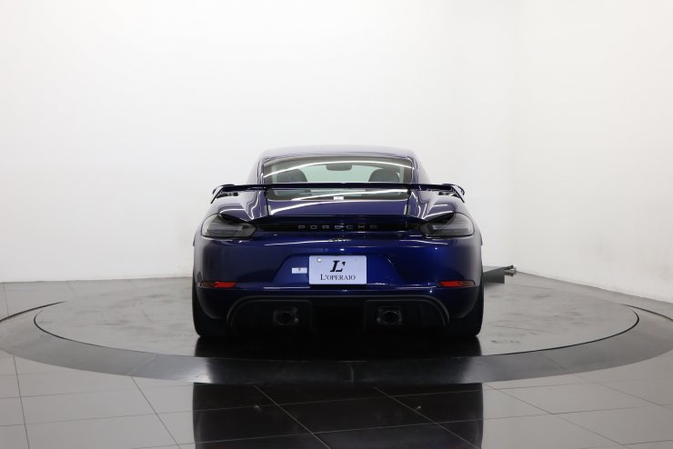 ポルシェ 718 ケイマン GT4 6MT ゲンチアンブルーメタリック
