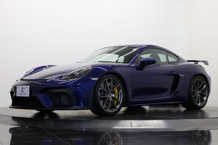 ポルシェ 718 ケイマン GT4 6MT ゲンチアンブルーメタリック