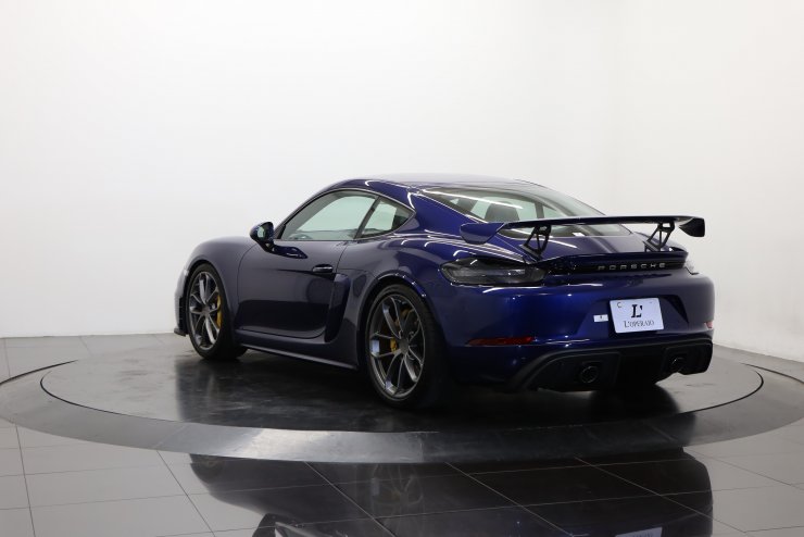 ポルシェ 718 ケイマン GT4 6MT ゲンチアンブルーメタリック
