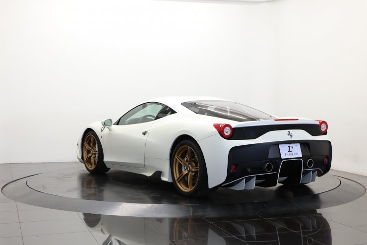 フェラーリ 458 スペチアーレ F1 DCT 正規ディーラー車 特注マット