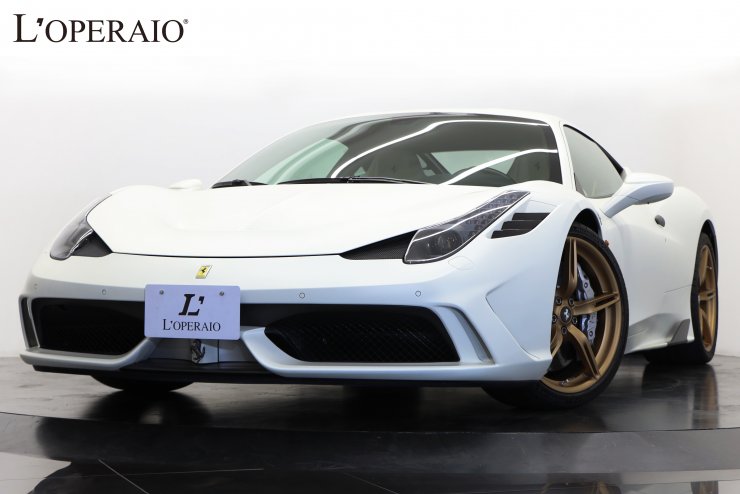 フェラーリ 458 スペチアーレ F1 DCT 正規ディーラー車 特注マット