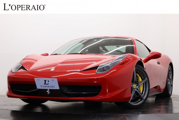 フェラーリ 458 イタリア F1 DCT 正規ディーラー車 カーボン フェラーリ 458 イタリア F1 DCT 正規ディーラー車 カーボン