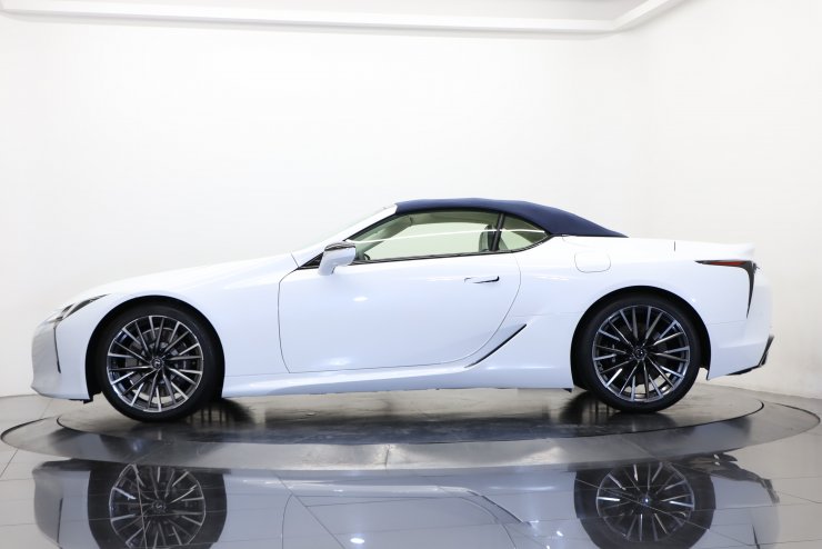 レクサス LC LC500 コンバーチブル 1オーナー 紺幌 ブルー＆ホワイト