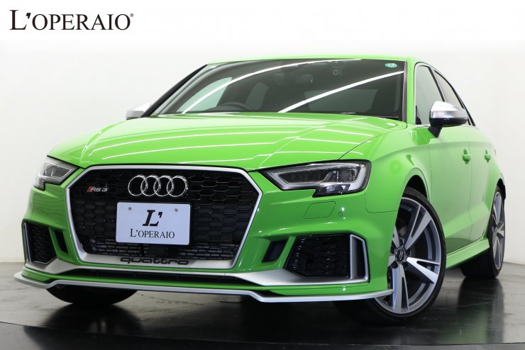 アウディ RS3セダン RSデザインPKG マトリクスLED 社外リップ