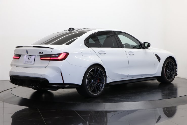 BMW M3 Competition オレンジ×ブラックレザー カーボンルーフ カーボン