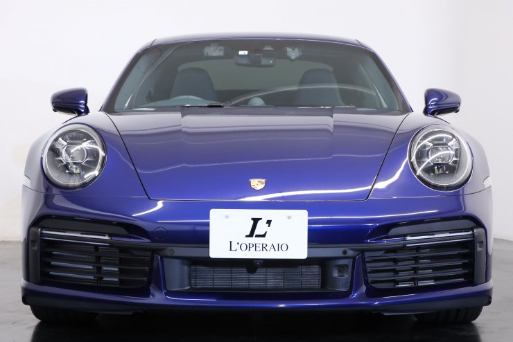 ポルシェ 911(Type992) ターボS PDK 走行約850km未満 ネイビー