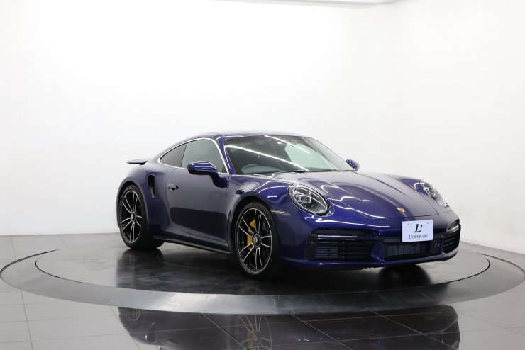ポルシェ 911(Type992) ターボS PDK 走行約850km未満 ネイビー