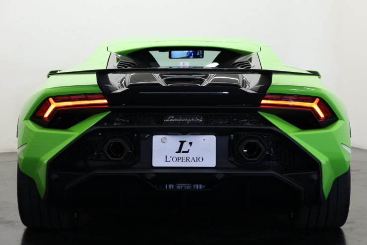 ランボルギーニ ウラカン テクニカ グリーンフルラッピング(車体