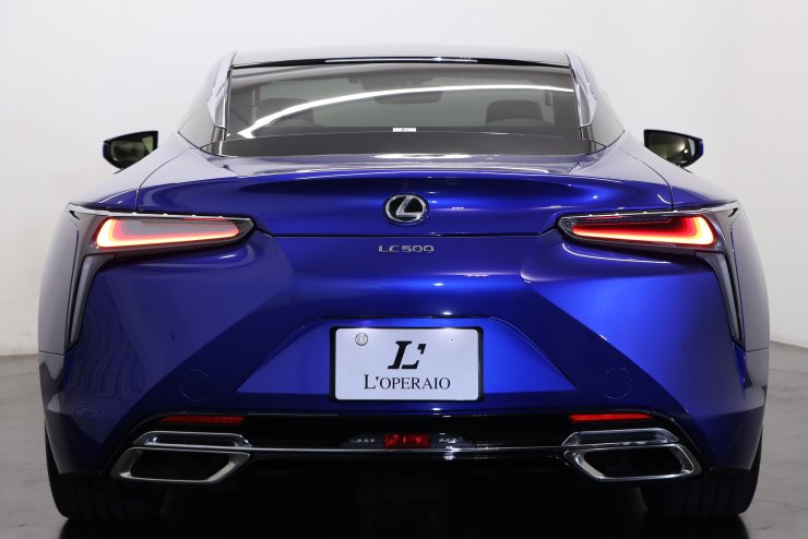 レクサス LC 500 Structural Blue 特別仕様車 クリームレザー ガラス