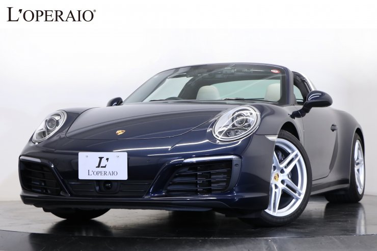 ポルシェ 911(Type991) タルガ4 PDK 有償カラー クレヨン×紺革