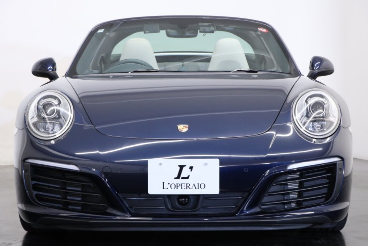 ポルシェ 911(Type991) タルガ4 PDK 有償カラー クレヨン×紺革