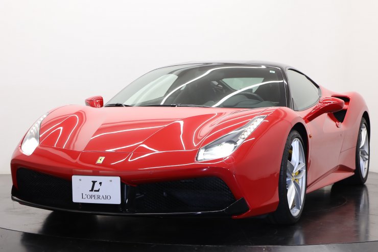 フェラーリ 488 GTB F1 DCT 左ハンドル 純正20インチ鍛造