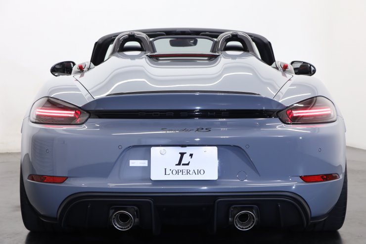 ポルシェ 718 スパイダー RS PDK 1オーナー車 走行250km