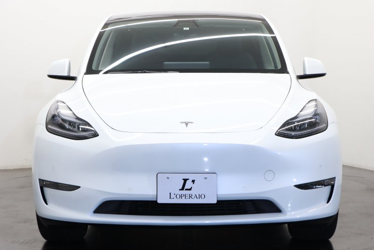 テスラ モデルY ロングレンジ AWD 1オナ フルセルフドライビング