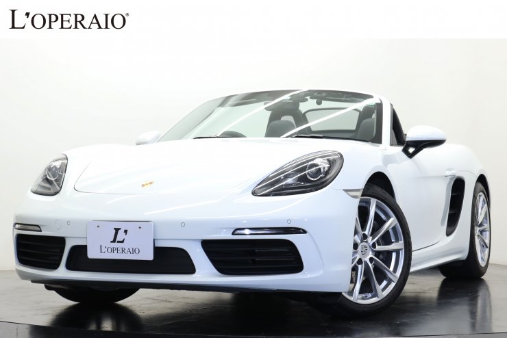 ポルシェ 718 ボクスター PDK 黒幌 ブラックハーフレザー スポーツ 