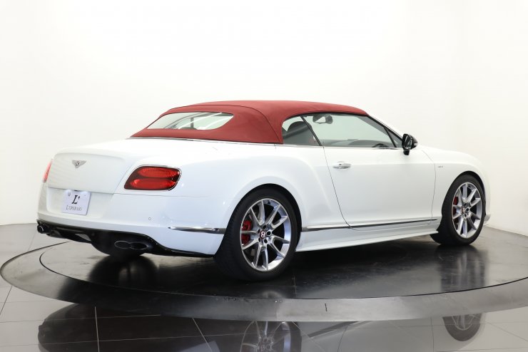 ベントレー コンチネンタル GT V8 S コンバーチブル 左ハンドル 黒×赤