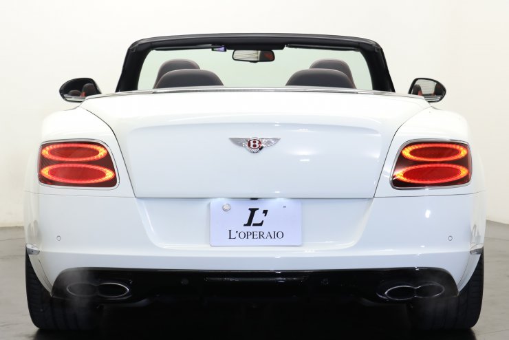 ベントレー コンチネンタル GT V8 S コンバーチブル 左ハンドル 黒×赤