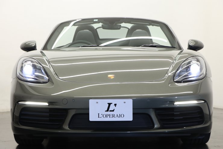 ポルシェ 718 ボクスター PDK 1オーナー 走行300km 有償カラー 黒幌