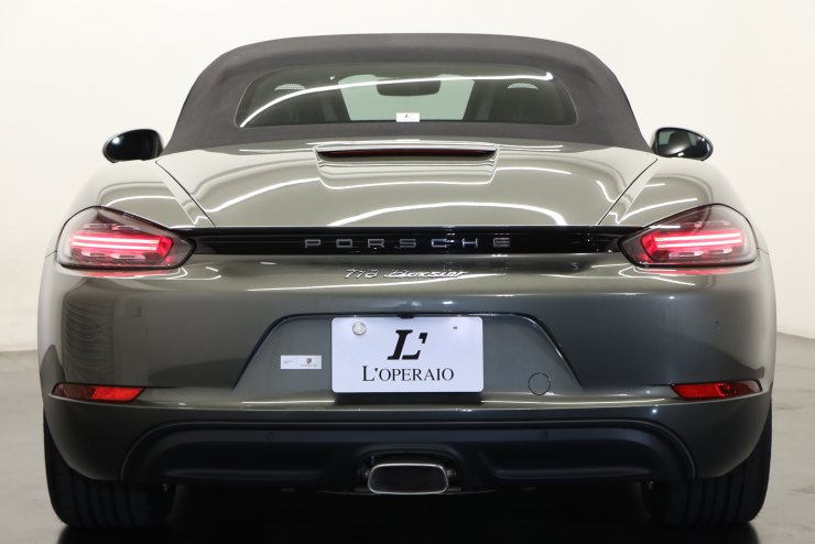 ポルシェ 718 ボクスター PDK 1オーナー 走行300km 有償カラー 黒幌