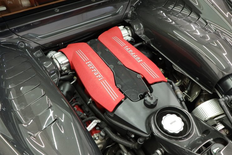 Ferrari 488GTB メーカーオプション純正カーボンパドル Ferrari 488GTB メーカーオプション純正カーボンパドル Real