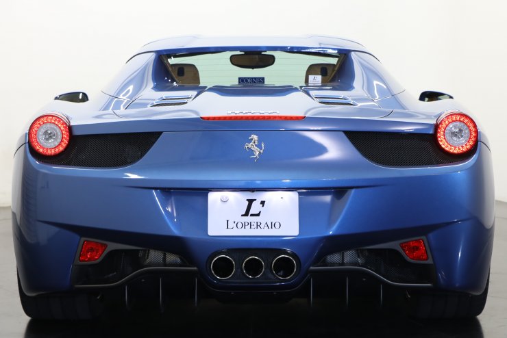 フェラーリ 458 スパイダー F1 DCT 正規D車 左H クオイオレザー 純正20