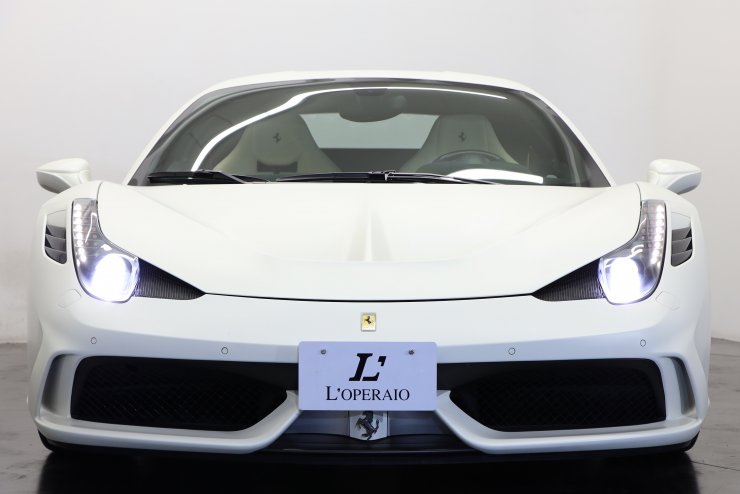 フェラーリ 458 スペチアーレ F1 DCT 正規ディーラー車 特注マット