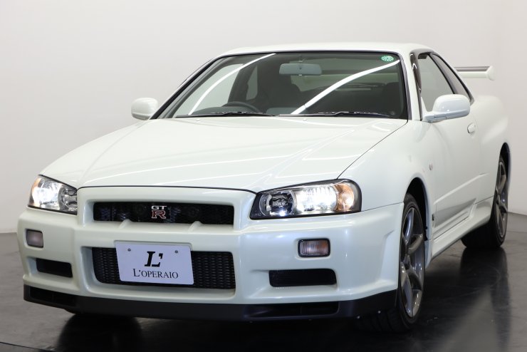 日産 スカイラインGT-R 6MT R34 後期モデル フルノーマル 走行7,600km