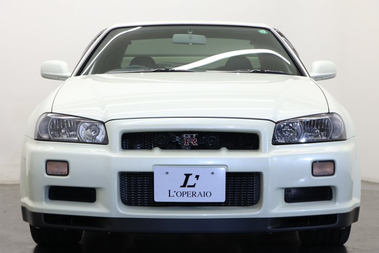 日産 スカイラインGT-R 6MT R34 後期モデル フルノーマル 走行7,600km