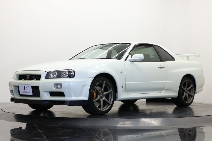 日産 スカイラインGT-R 6MT R34 後期モデル フルノーマル 走行7,600km 