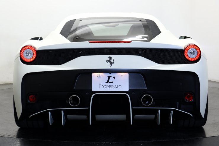 フェラーリ 458 スペチアーレ F1 DCT 正規D車 特注マットカラー クレマ