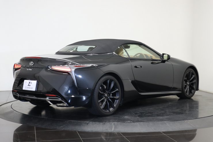 レクサス LC LC500 コンバーチブル オーカーレザー 黒幌