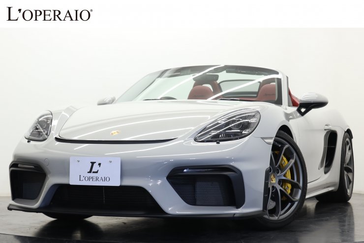 ポルシェ 718 スパイダー PDK ワンオーナー クレヨン PCCB クラシック