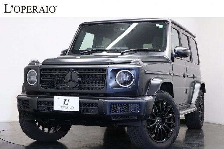 （M216）メルセデスベンツ Gクラス G400D ブラック系 純正２点セット メルセデスベンツ Gクラスロング G400d エディションマグノブラック